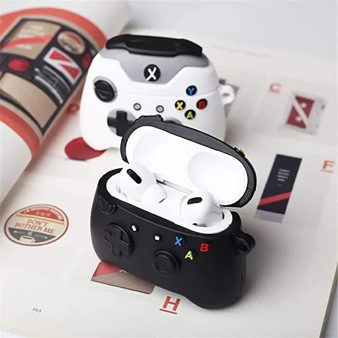 Console Gamepad 3D Silicone Shockproof Case (Compatible with AirPods Pro & Pro 2)