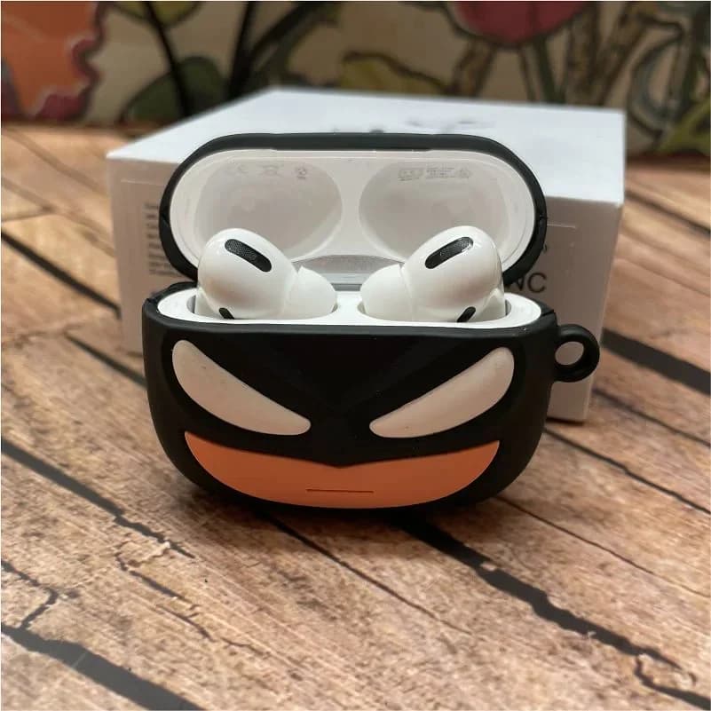 Vigilante Hero Cowl 3D Silicone Protective Case (Compatible with AirPods Pro & Pro 2)